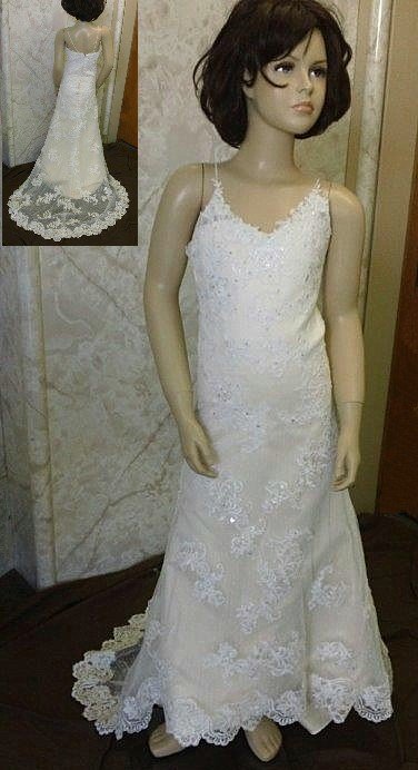 spaghetti lace flower girl dresses